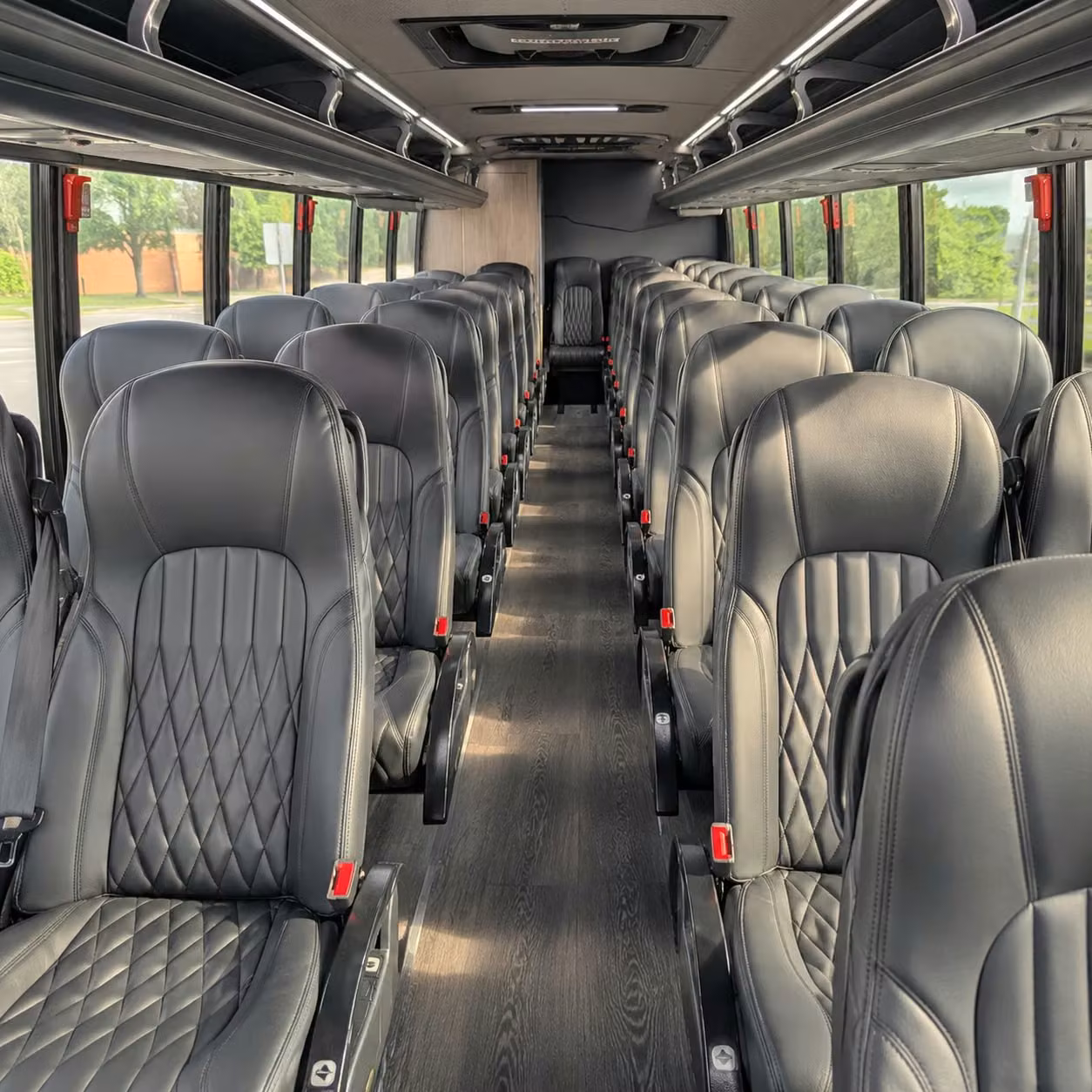25 passenger minibus interior