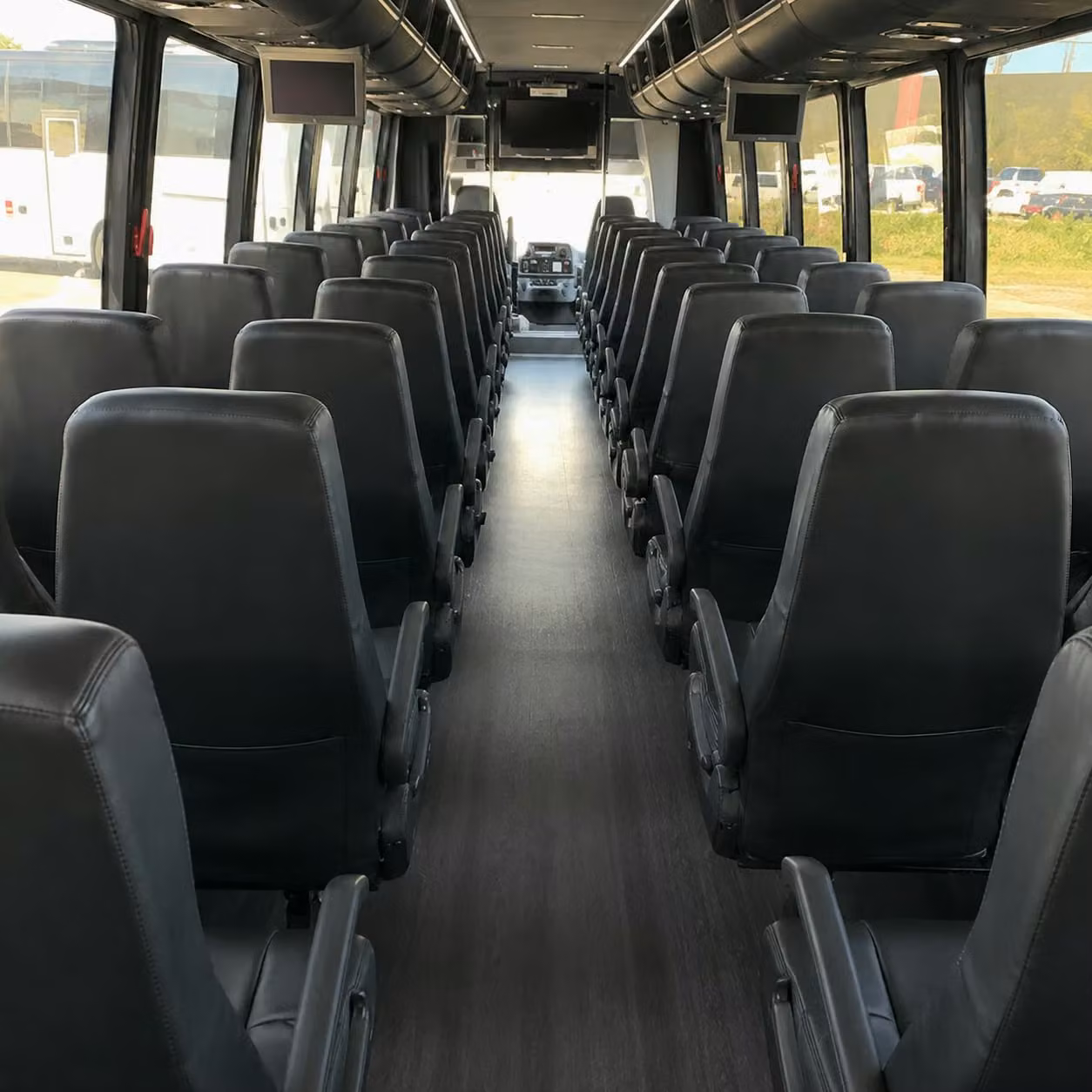 28 passenger minibus inside