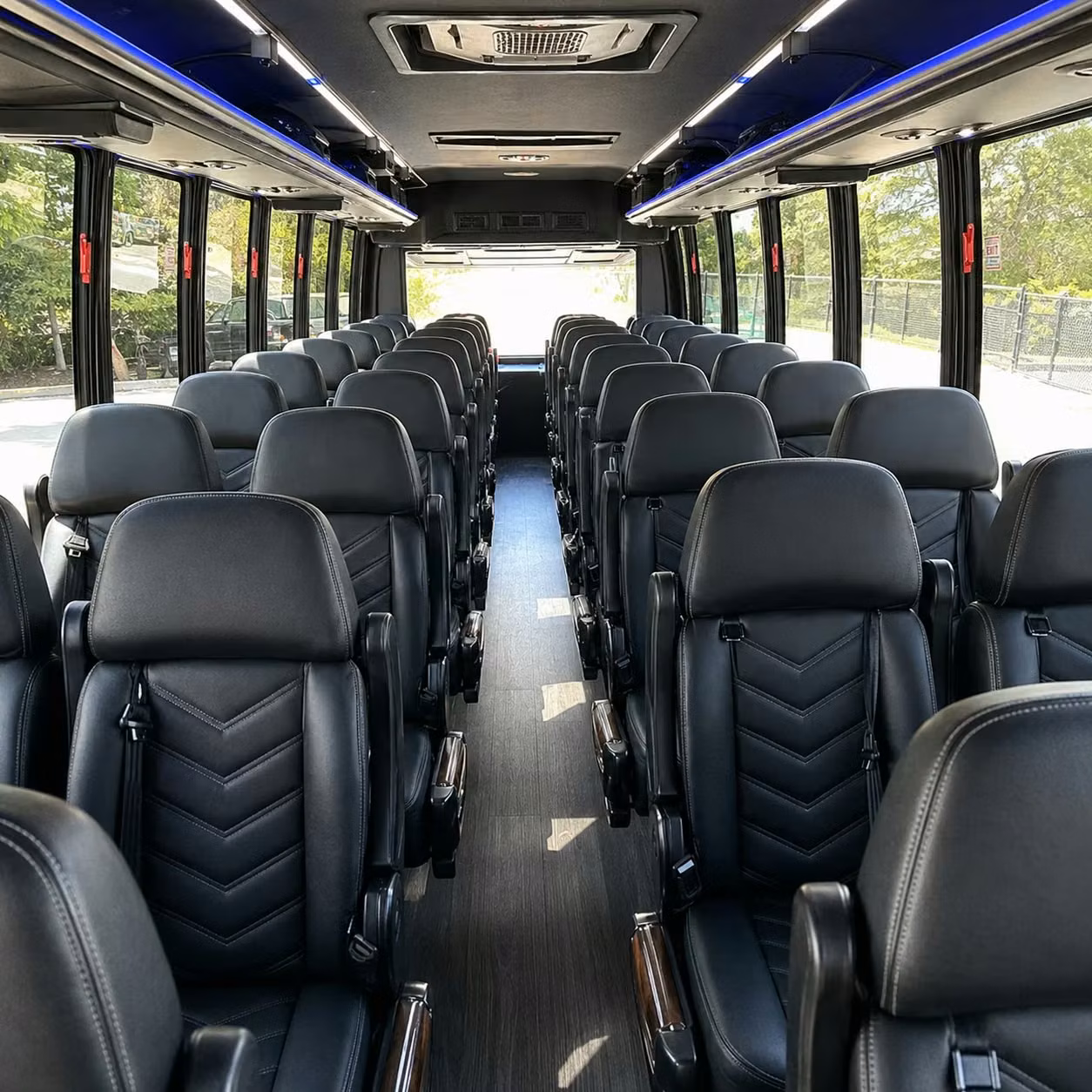 30 passenger minibus inside