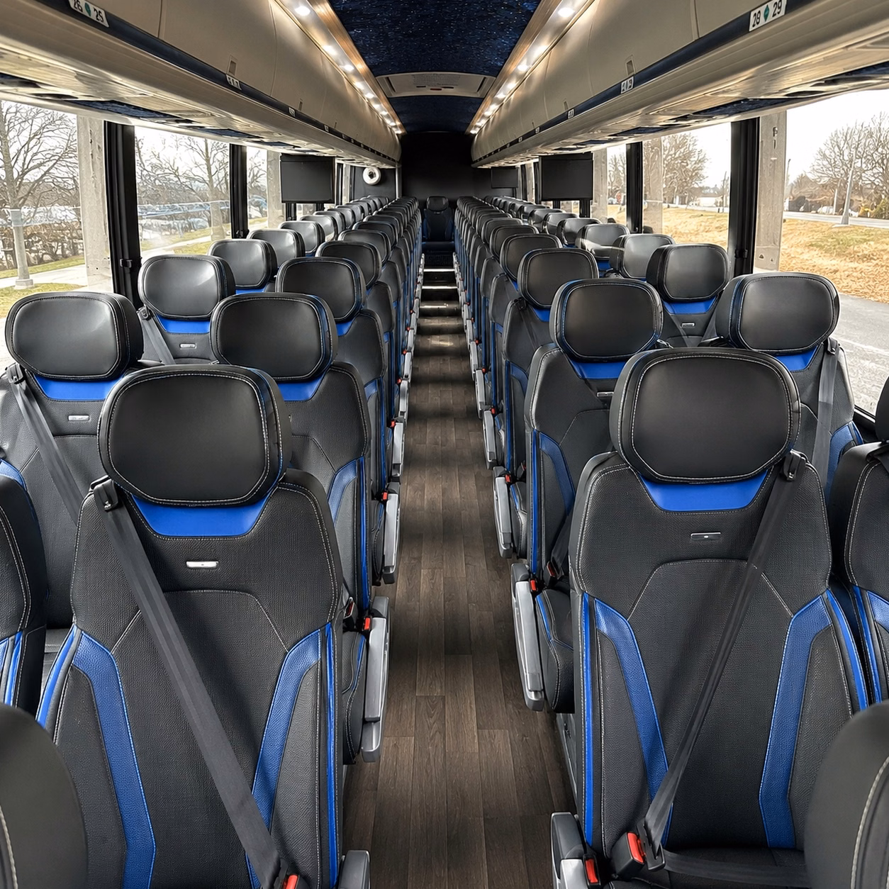 lynn charter bus rental interior