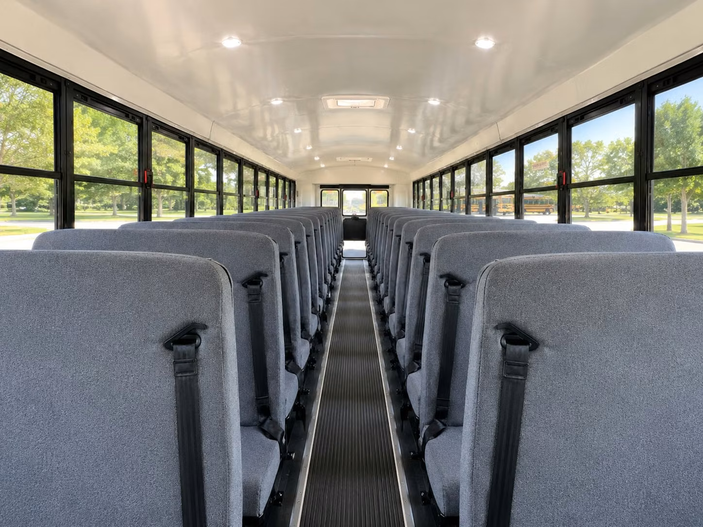 school bus interior